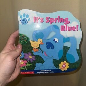 vintage 2000 Blue's Clues it’s spring blue paperback book EUC